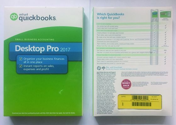 Porcellana Media 2017 di DVD del desktop di QuickBooks del software di contabilità di affari fornitore
