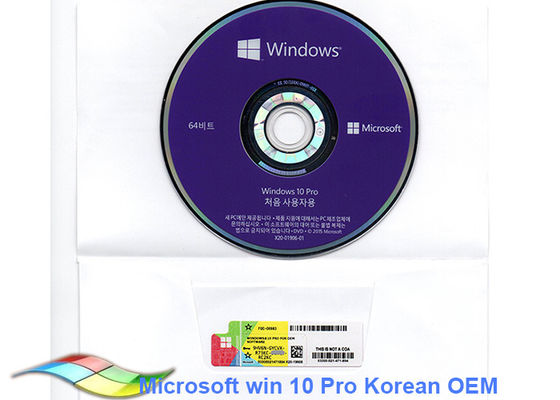 Porcellana autoadesivo chiave del prodotto di 64bit Windows 10 fornitore