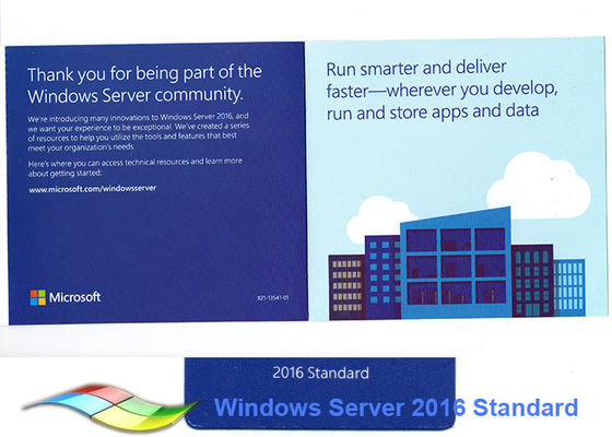Porcellana Microsoft Server standard 64bit del server 2016 pieni di vittoria di versione 2016 R2 fornitore