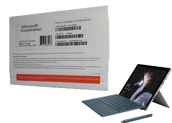Porcellana Un pro software FQC di 64 bit di Microsoft Windows 8,1 genuini personalizzabili fornitore