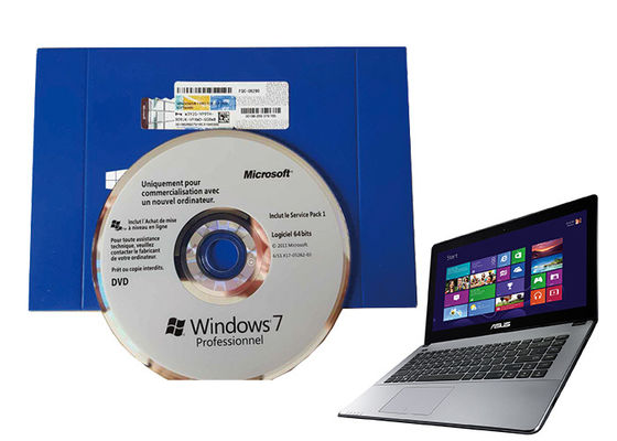 Porcellana Il ms al minuto professionale francese del pacchetto di 64bit Windows 7 ha certificato per l'affare fornitore