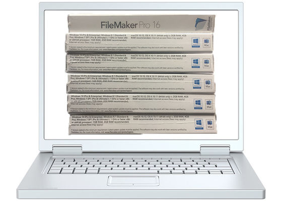 Porcellana FPP vendono al dettaglio avanzato di Filemaker della scatola pro per il collegamento di codice/download di attivazione di vittoria 10 fornitore