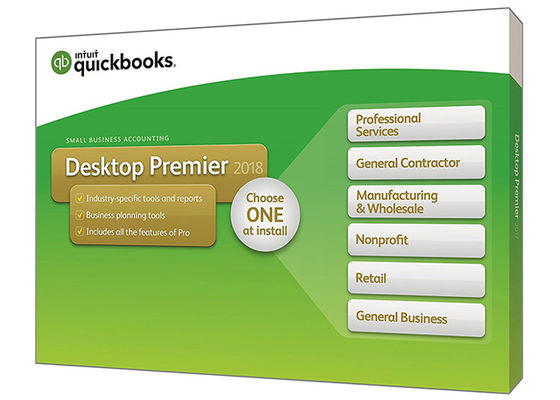 Porcellana Primo ministro da tavolino originale di Quickbooks Intuit 2017 con il software di contabilità di Quickbooks dell'edizione di industria fornitore