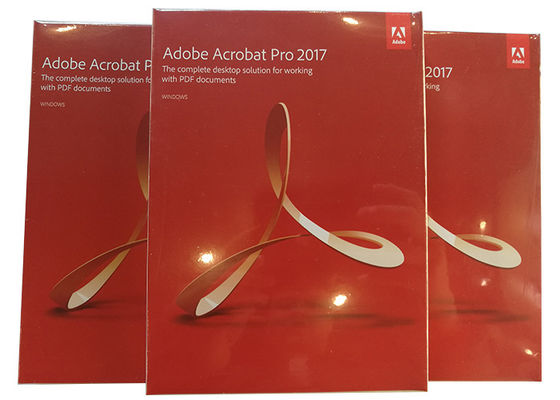 Porcellana Versione completa genuina di progettazione grafica di Adobe della scatola di vendita al dettaglio 2017 di 100% la pro online attiva fornitore