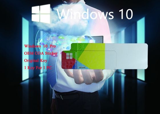 Porcellana La versione completa del pro autoadesivo del COA di Windows 10 dell'autoadesivo di chiave del prodotto di Windows online attiva personalizzabile fornitore