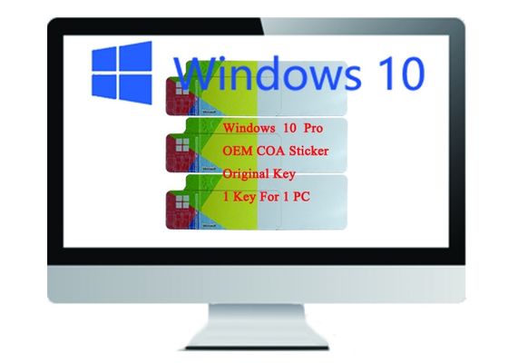 Porcellana Licenza dell'autoadesivo del COA della licenza di Windows 10 coreani di lingua la pro online attiva fornitore