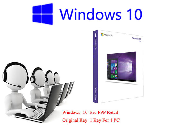 Porcellana Microsoft Windows 10 pro FPP 64bit al minuto online attiva il tedesco/lingua di Multili fornitore