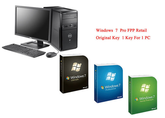 Porcellana Il Pro Pack di Microsoft Windows 7 online attiva FQC personalizzabile FPP genuino al minuto fornitore