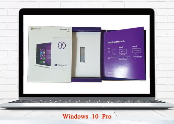 Porcellana Windows 10 pro FPP vende al dettaglio la scatola genuina originale di vendita al dettaglio di marca di lingua inglese 100% della scatola fornitore