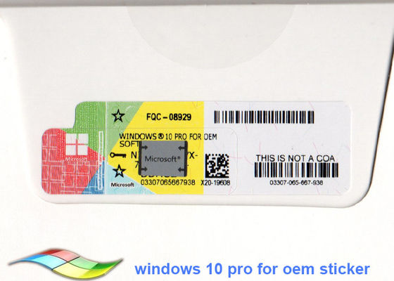 Porcellana Autoadesivo chiave di Windows 10 del professionista 64 del bit del prodotto genuino dei sistemi Windows 10 fornitore