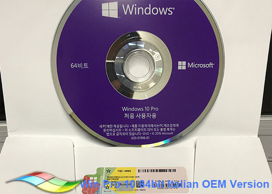 Porcellana Pro partner del ms dell'autoadesivo dell'OEM della Corea Windows 10/software di Microsoft Windows fornitore