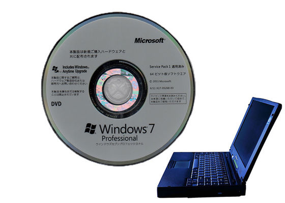 Porcellana OEM professionale genuino Dvd di Windows 7 del PC del Pro Pack 64bit di FPP Windows 7 fornitore