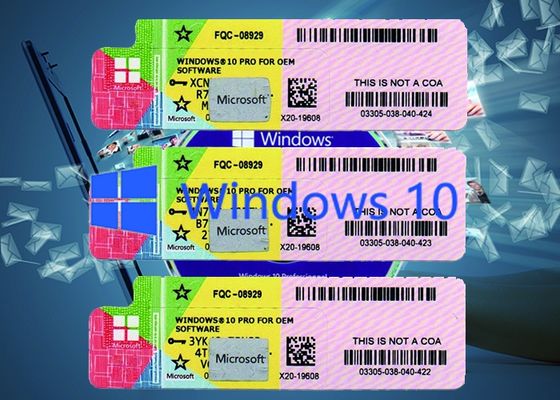 Porcellana Lingua del prodotto di Windows 10 multi di chiave dei sistemi genuini del software 64BIT, Windows 10 pro Keycode fornitore