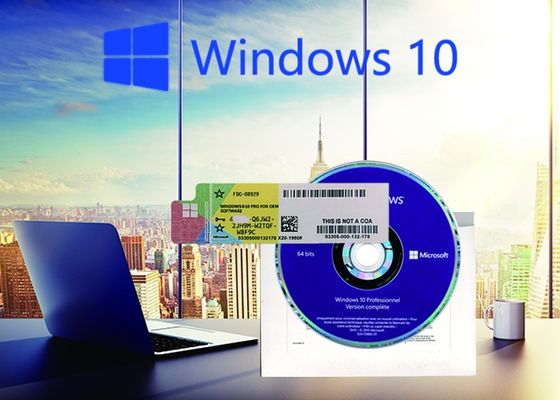Porcellana Versione completa Windows 10 pro sistemi genuini di chiave 64Bit del prodotto dell'autoadesivo del COA fornitore