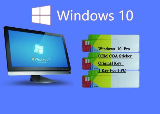 Porcellana Autoadesivo del COA di Windows 10 di originale di 100% il pro online attiva il COA X20 di FQC personalizzabile fornitore