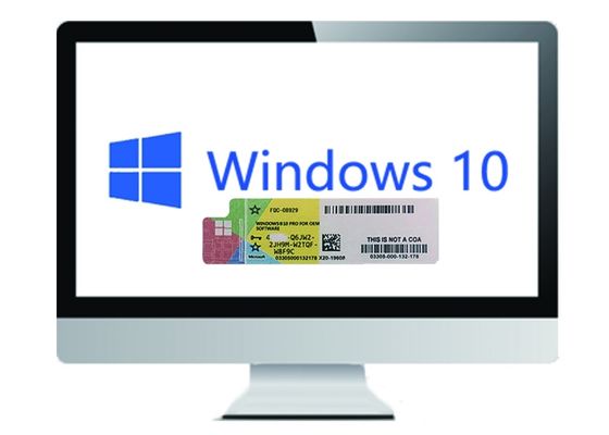 Porcellana Lingua tedesca 64bit del pro della licenza di Microsoft Windows 10 autoadesivo del COA fornitore
