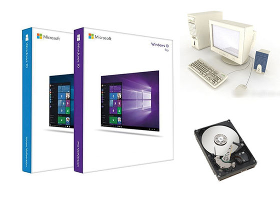 Porcellana Il pro software completo della scatola di vendita al dettaglio di versione di Microsoft Windows 10, lingua giapponese online attiva fornitore