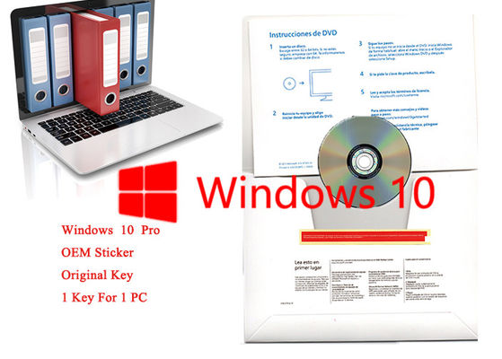 Porcellana 32/64 di software professionale del pro autoadesivo dell'OEM di Windows 10 del bit con la chiave del prodotto fornitore